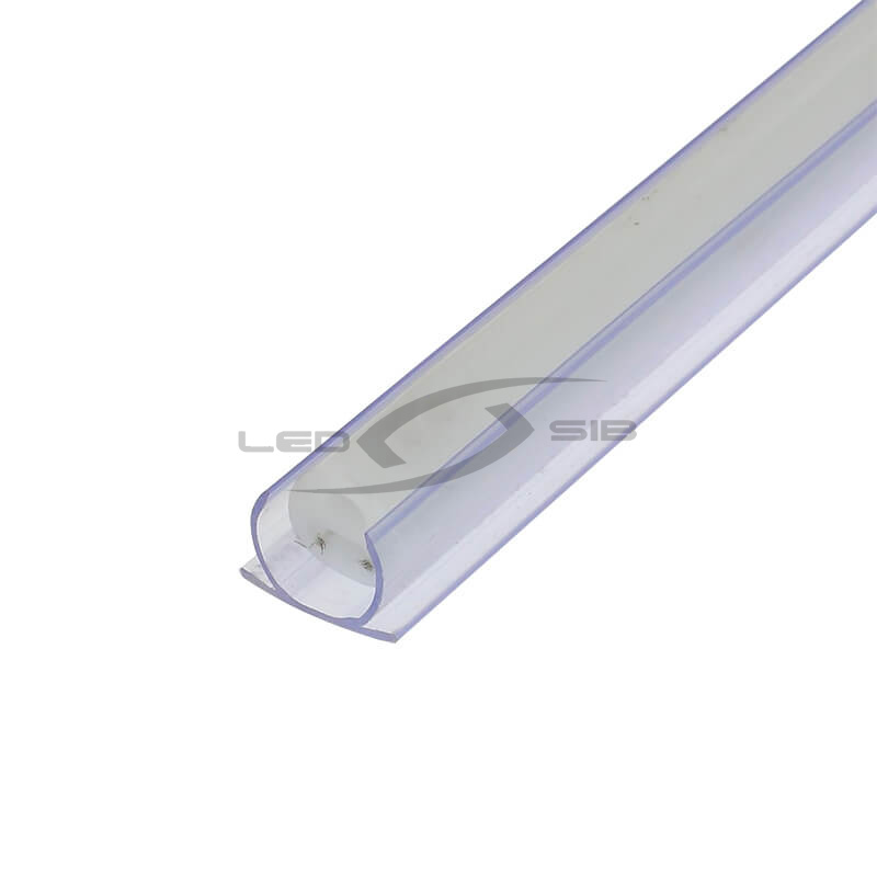 Профиль для дюралайта, неона (круглого) LS ПВХ размер 13мм*17мм (1хлыст 2 метра)