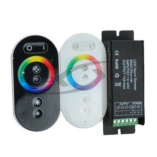 RGB Led Touch контроллер LS с сенсорным пультом 216-432W FC-T1H-QH0Q 18 А DC12-24V