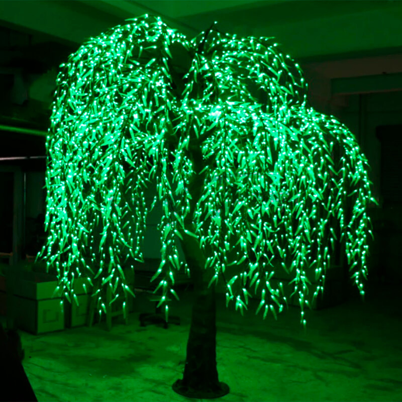 СД дерево "Ива" LS 2800мм-4000мм 3888Led (Толстый ствол) FUL COLOR