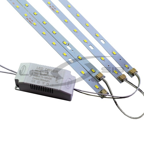 Комплект линеек LS 36W, SMD 5730, 520x13мм, 3600 LM 72LED