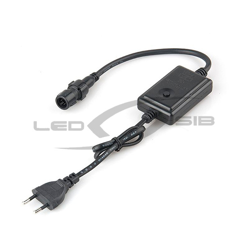 Контроллер LS для дюралайта 3х жильного (может управлять 100 м) круглый, пластиковый корпус