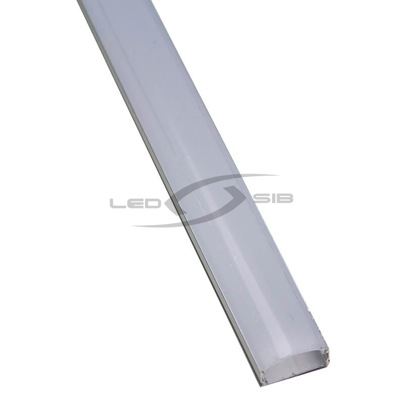 Накладной алюминиевый профиль (с экраном) LS YF-103 2000х17,53х6,85мм