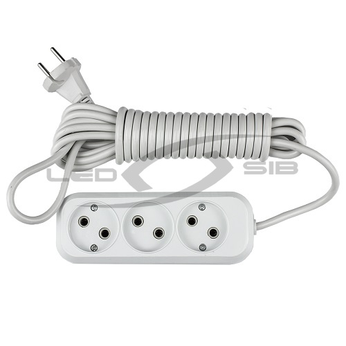 Удлинитель У-3-5-GRAND 3-х местн 5м 8035 IN HOME