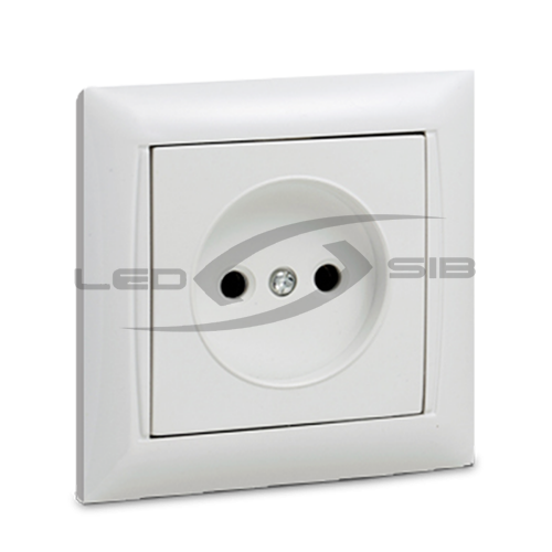 Розетка 1ая VALENZO белая 6022