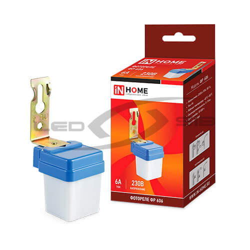 Фотореле ФР-606 6А 230V IN HOME 