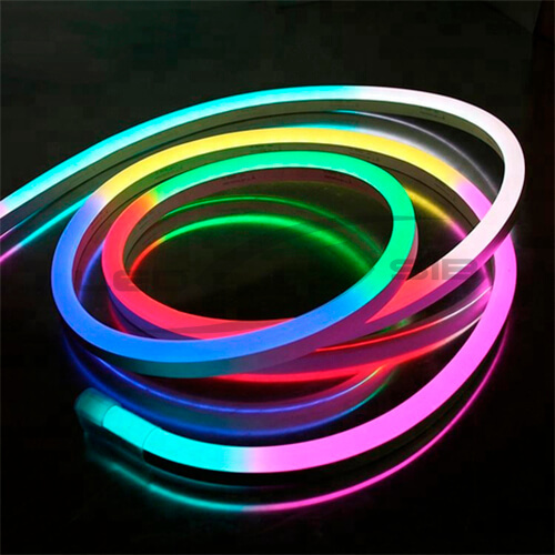 НЕОН МИНИ LS 12V LUX SMD 5050/90 LED чип IC16730, 6х12мм MAX 8W/m, кратность резки 3см.(бухта 50 м.)