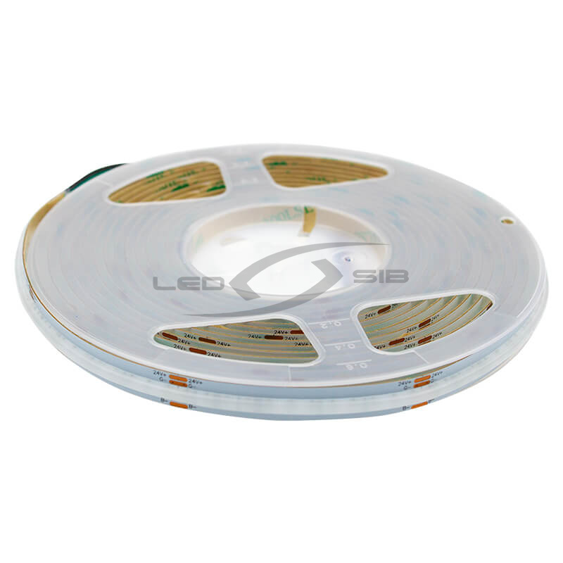 Светодиодная лента COB LS 672 LED/m 24V MAX 15 W/m 180 гр. 10 мм ширина (4х проводной)