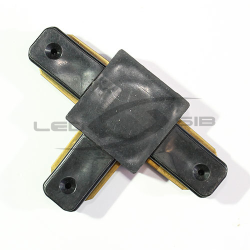 Соединитель для шинопровода однофазный Т-образный (черный) 