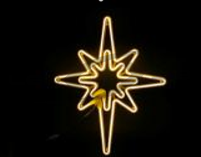 Светодиодная полярная звезда LS Neo-Flex, длина 500 мм, ширина 440 мм, без контроллера