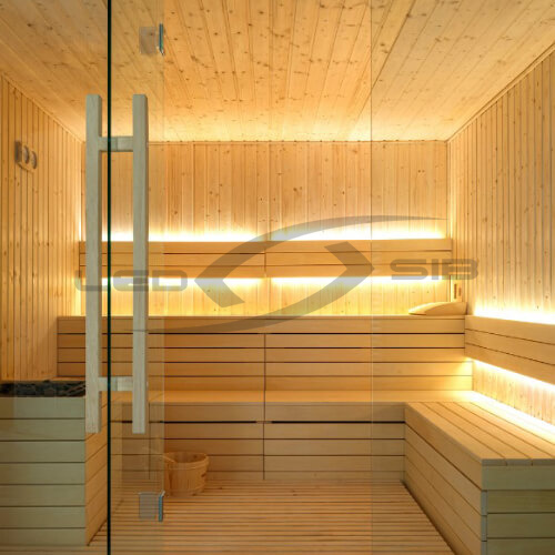 термостойкая светодиодная лента для сауны и бани ls smd 2835/180 led 24v 12мм 12w/m ip68 3,5 см реза Термостойкая светодиодная лента для сауны и бани LS SMD 2835/180 LED 24V 12мм 12W/m IP68 3,5 см реза