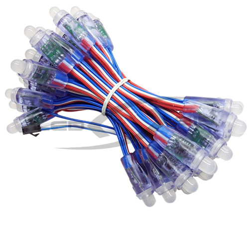 Герметичный пиксельный модуль LS 1св/д , диаметр модуля 12 мм, max 0,3 W, DC 5V,  IP67 с чипом 6803