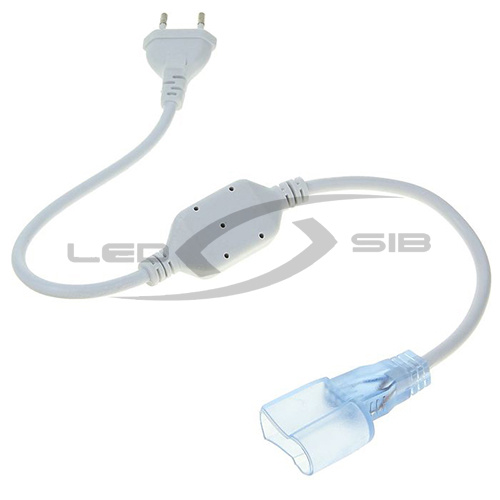 Сетевой шнур на 220V LS для неона 8х16 с иглой IP 67 ( до 100 м)