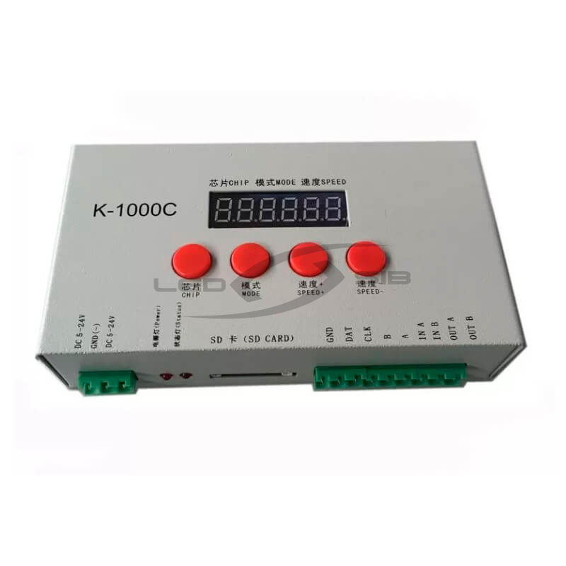 Контроллер K-1000C (2048 pix, 5-24V, SD-карта) DMX 512 LS программируемый.