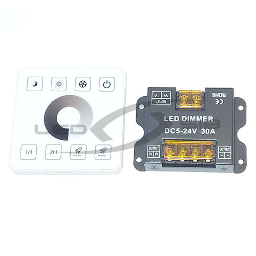 Диммер LS одноцветной Led ленты Touch с сенсорной панелью 2 канала*15А  360-720W 30А DC5-24V