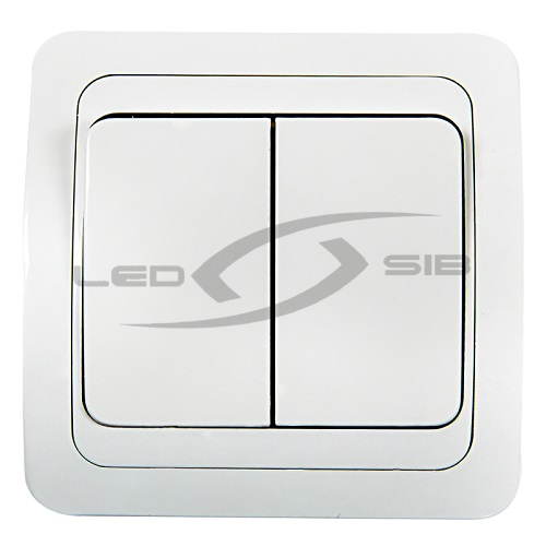 Выключатель 2кл CLASSICO белый 2023