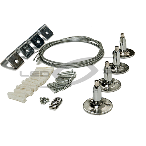 Комплект подвесов LP-КПТ на тросах для панели сд (36 предметов)
